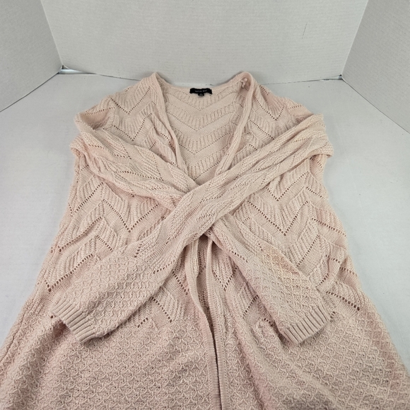 Verve Ami | light pink Heather Cardigan Sweater - Picture 11 of 11